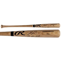 Ronald Acuña Jr., batteur professionnel blonde autographié par les Braves d'Atlanta, avec l'inscription « 23 NL MVP »