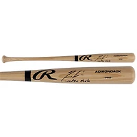 Ronald Acuña Jr., batteur professionnel dédicacé par les Braves d'Atlanta, blonde, avec l'inscription « 40/70 Club ».
