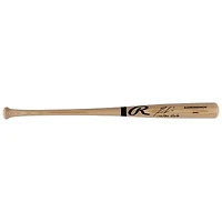 Ronald Acuña Jr., batteur professionnel dédicacé par les Braves d'Atlanta, blonde, avec l'inscription « 40/70 Club ».
