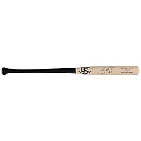 Batte de baseball Louisville Slugger autographiée par Ronald Acuña Jr. des Atlanta Braves avec l'inscription « 40/70 Club »