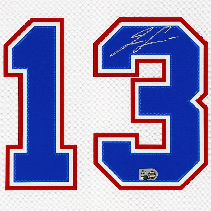 Maillot réplique Nike City Connect blanc autographié par Ronald Acuña Jr. des Atlanta Braves