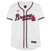 Ronald Acuña Jr. Atlanta Braves Autographed White Nike Elite Jersey 