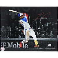 Ronald Acuna Atlanta Braves Autographed 11" x 14" City Connect Spotlight Photograph