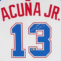 Ronald Acuna Atlanta Braves Autographed Nike City Connect Authentic Jersey