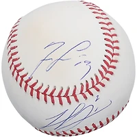 Balle de baseball autographiée par Ronald Acuña Jr. et Michael Harris II des Braves d'Atlanta