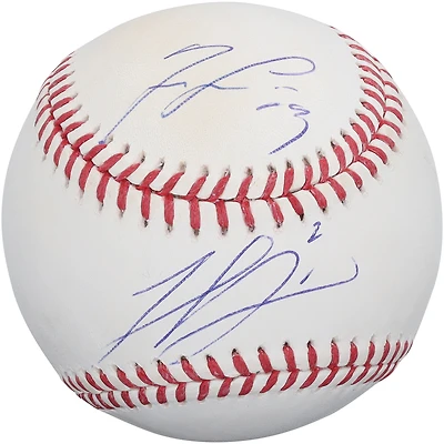 Balle de baseball autographiée par Ronald Acuña Jr. et Michael Harris II des Braves d'Atlanta