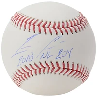 Ronald Acuna Jr. Atlanta Braves Autographed Baseball with "2018 NL ROY" Inscription