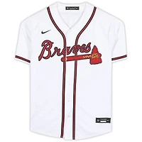 Maillot Ronald Acuna Jr. Atlanta Braves autographié blanc Nike Replica