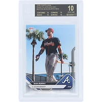 Sean Murphy Atlanta Braves 2025 Topps Now Road to Opening Day Black Label #OD-158 BGS Authenticated 10 Card - 10,10,10,10 Subgrades