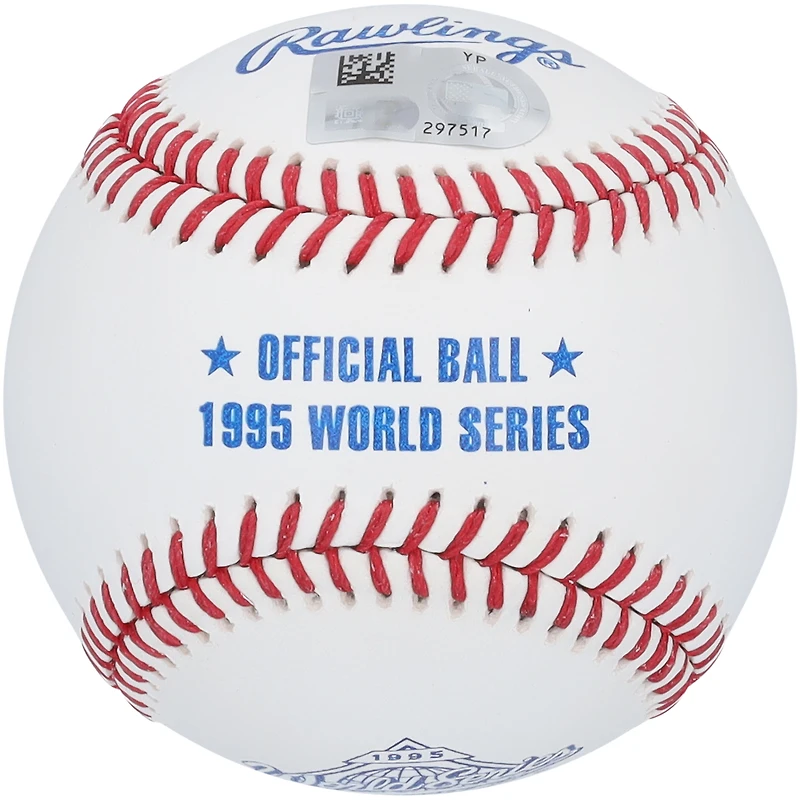 Steve Avery, Braves d'Atlanta, dédicacé par Rawlings lors de la Série mondiale de 1995