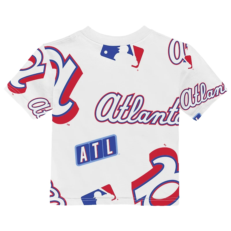 Toddler Outerstuff White Atlanta Braves 2026 City Connect Game Day T-Shirt