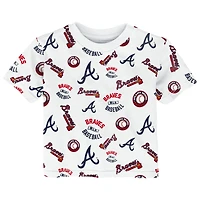Toddler Outerstuff  White Atlanta Braves Run Down T-Shirt