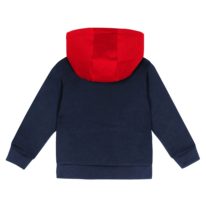 Ensemble sweat à capuche et pantalon de survêtement pour tout-petits rouge/bleu marine des Braves d'Atlanta
