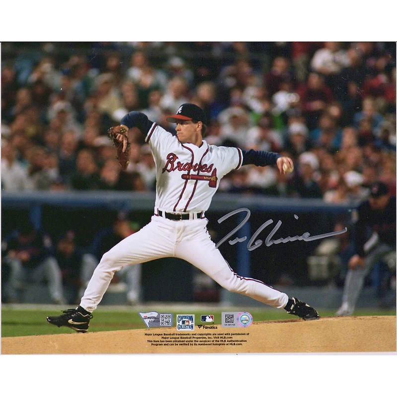 Tom Glavine Atlanta Braves Autographed 8" x 10" Hitting Photograph