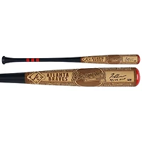 Tom Glavine Atlanta Braves Autographed Pillbox Bat Company Mural Series Bat with "95 WS MVP" Inscription