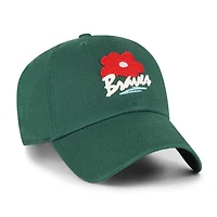 Casquette unisexe ajustable '47 Green Atlanta Braves Flora Gallery Clean Up