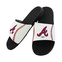 Sandales unisexes ISlide Atlanta Braves à motif baseball