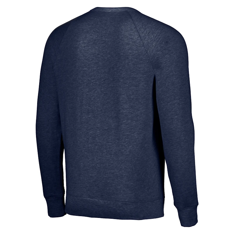 Unisex MLB x Guy Fieri’s Flavortown Navy Atlanta Braves Tri-Blend Pullover Sweatshirt