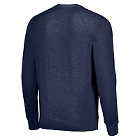 Unisex MLB x Guy Fieri’s Flavortown  Navy Atlanta Braves Tri-Blend Pullover Sweatshirt
