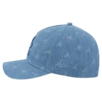 Unisex New Era  Denim Atlanta Braves A-Frame 9FORTY Adjustable Hat
