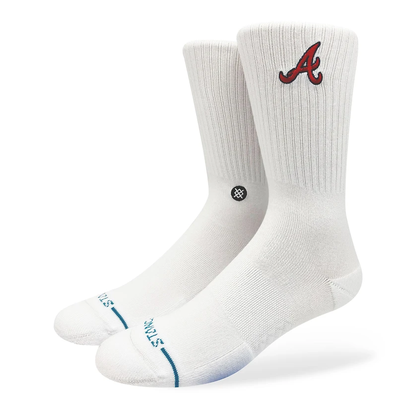 Chaussettes unisexes Stance Atlanta Braves à écusson tricotées