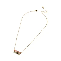 Collier en émail délicat WEAR by Erin Andrews des Braves d'Atlanta