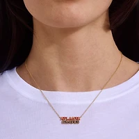 WEAR by Erin Andrews  Atlanta Braves Delicate Enamel Necklace