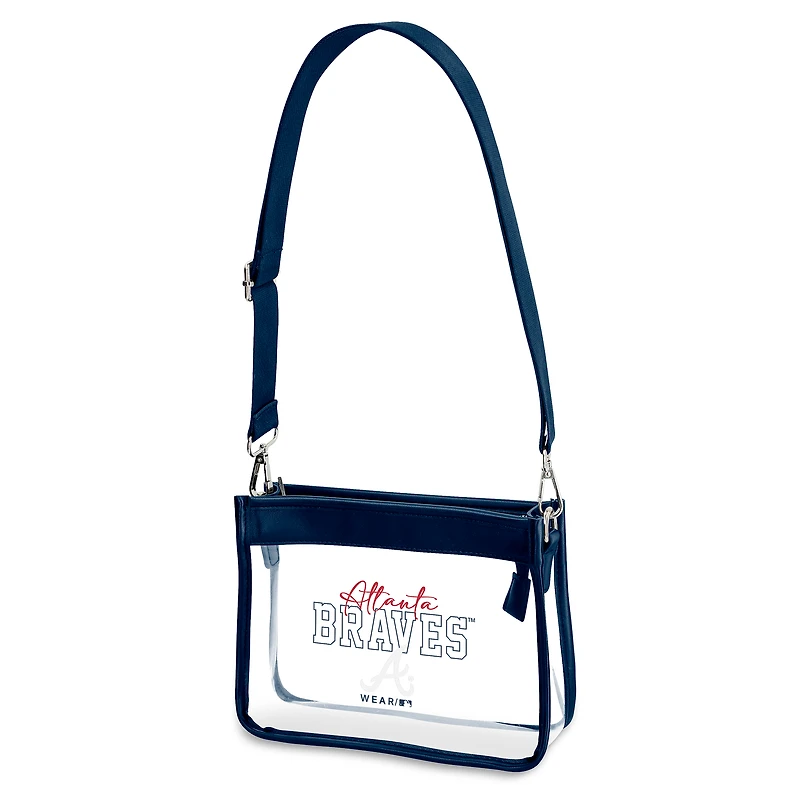 Sac bandoulière mini à chaîne en plastique WEAR by Erin Andrews Atlanta Braves