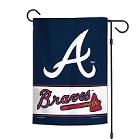 WinCraft Atlanta Braves Drapeau de jardin double face 30,5 x 45,7 cm