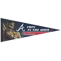 WinCraft Atlanta Braves 12" x 30" Premium Quality Star Wars the Mandalorian Pennant