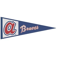 WinCraft Atlanta Braves 13" x 32" fanion logo rétro