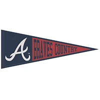 WinCraft Atlanta Braves Fanion avec slogan 13" x 32"