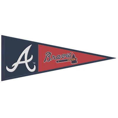 Fanion WinCraft Atlanta Braves en laine, 13 po x 32 po, logo principal