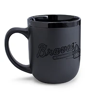 WinCraft Atlanta Braves 17oz. Black Tonal Ceramic Mug