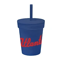 Gobelet isotherme WinCraft Atlanta Braves 2026 City Connect de 237 ml avec couvercle et paille