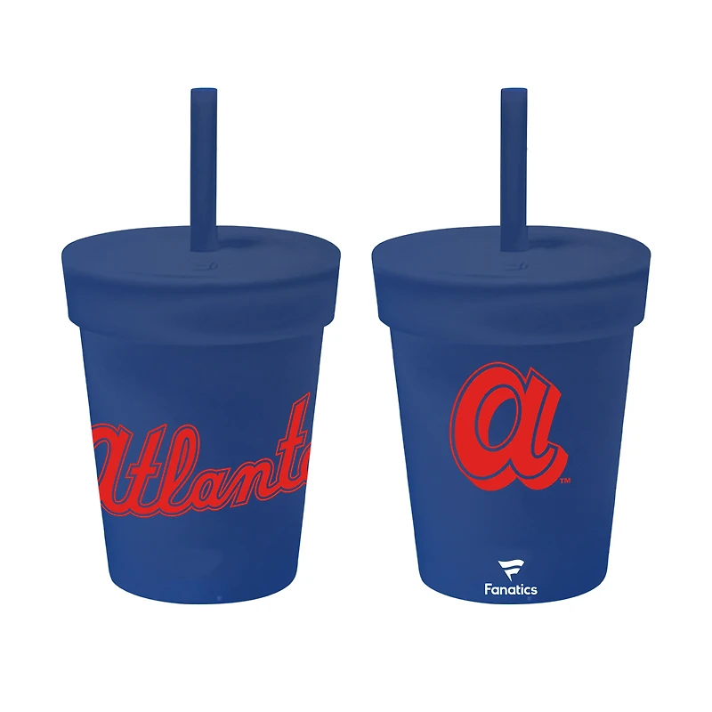 WinCraft  Atlanta Braves 2026 City Connect 8oz. Silicone Tumbler with Lid & Straw