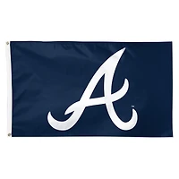 Drapeau WinCraft Atlanta Braves 3' x 5' avec logo principal (face simple)