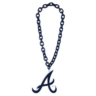 WinCraft Atlanta Braves Collier avec logo à grande chaîne