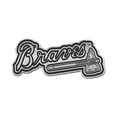 WinCraft Atlanta Braves Chrome Auto Emblem
