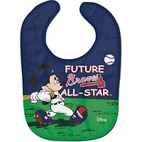 WinCraft Atlanta Braves Disney Mickey All Pro Bavoir pour bébé