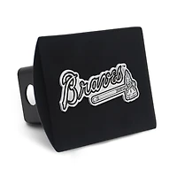 Housse d'attelage WinCraft Premium en métal chromé avec logo Atlanta Braves