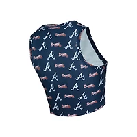 Women's Concepts Sport  Navy Atlanta Braves Knit Tank Top & Skort Set