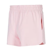 Ensemble haut à manches longues et short rose Elevation Tri-Blend Sport de Concepts pour femmes Atlanta Braves