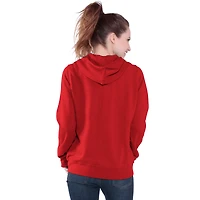 Women's G-III 4Her by Carl Banks  Red Atlanta Braves Wild Cat Full-Zip Hoodie
