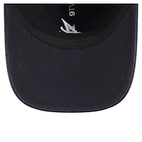 Women's New Era  Navy Atlanta Braves Preppy Team 9TWENTY Adjustable Hat