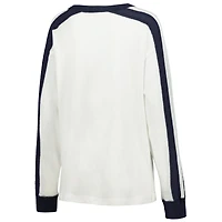 Women's '47 White Atlanta Braves Premier Caribou Long Sleeve T-Shirt