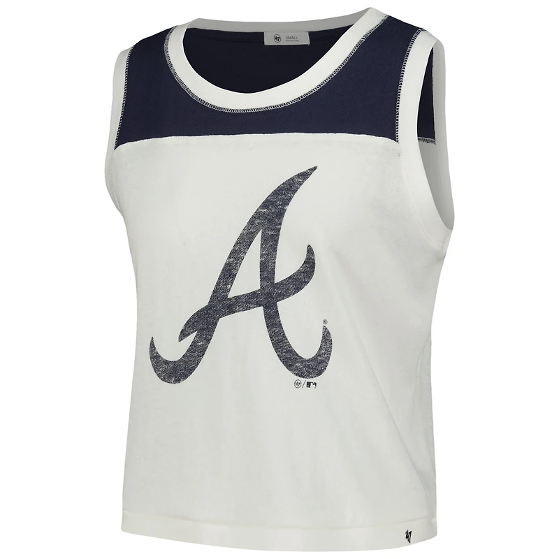 Débardeur blanc '47 Atlanta Braves Premier Zoey pour femmes
