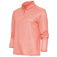 Haut à enfiler glissière quart de tour pour femme Antigua Coral Atlanta Braves Tonal Wiki