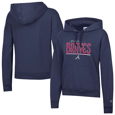 Sweat à capuche vintage Powerblend bleu marine Champion Athletic pour femme