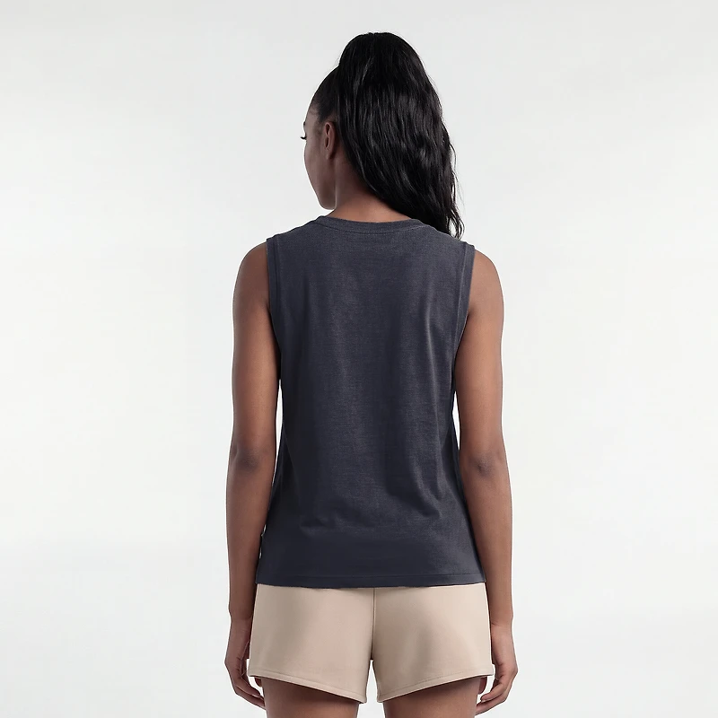 Women's Champion  Navy Atlanta Braves Muscle Tank Top